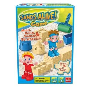 NEW Sands Alive Game by Goliath Includes 1 lb of no mess Sand
